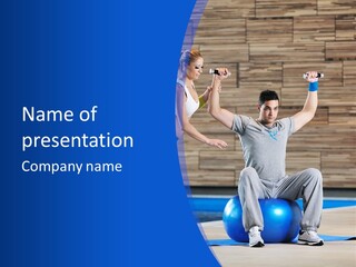 Strength Recreation Healthy PowerPoint Template