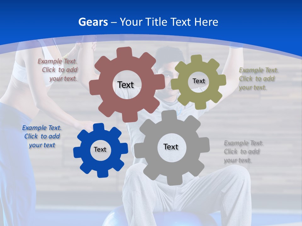 Strength Recreation Healthy PowerPoint Template