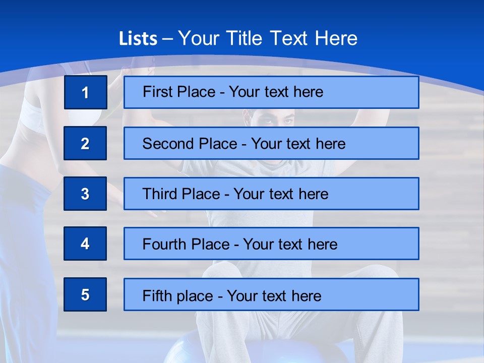 Strength Recreation Healthy PowerPoint Template