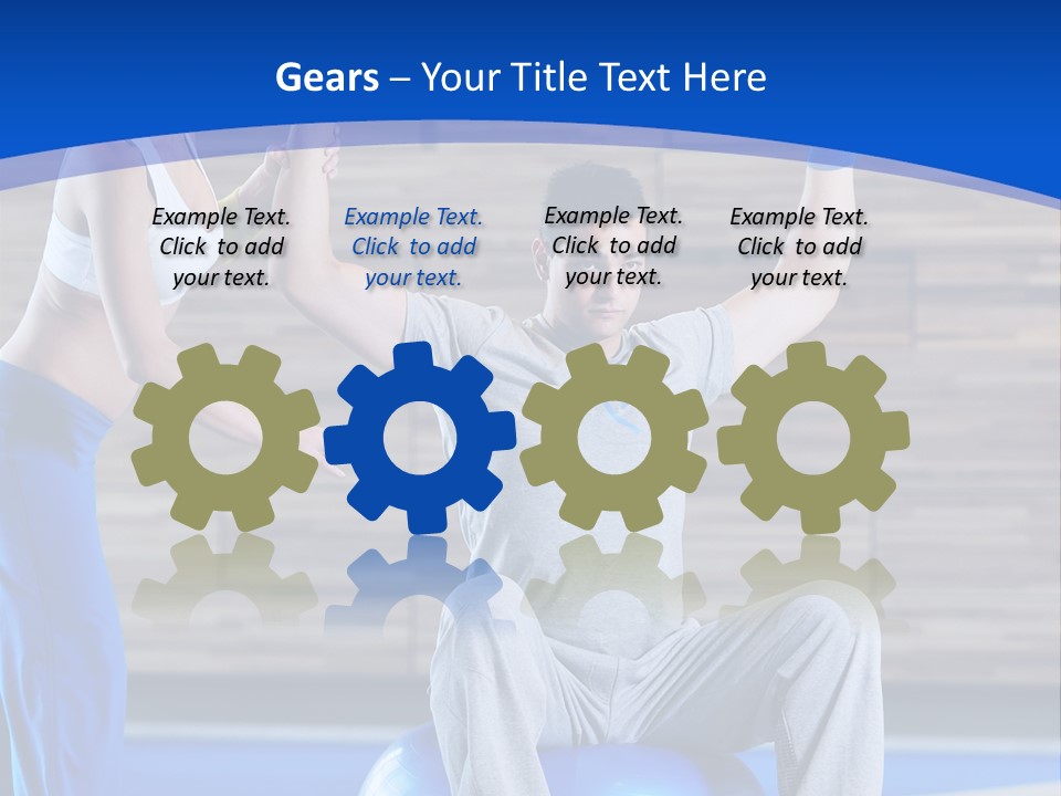 Strength Recreation Healthy PowerPoint Template