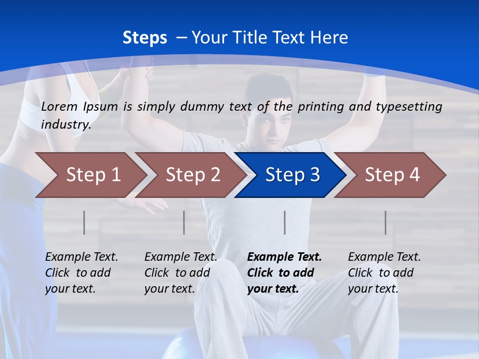 Strength Recreation Healthy PowerPoint Template