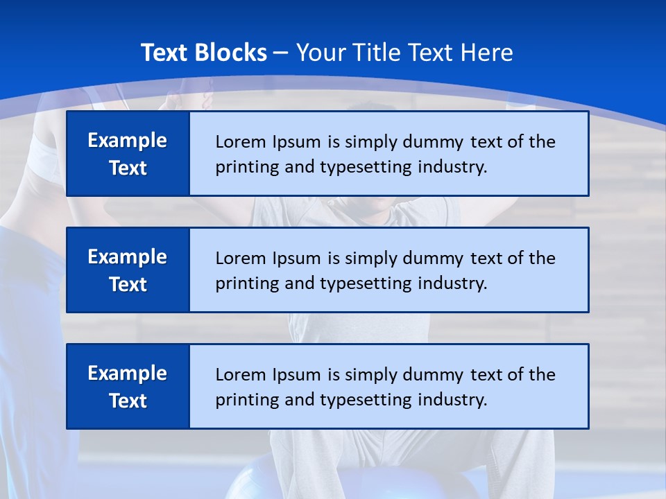 Strength Recreation Healthy PowerPoint Template