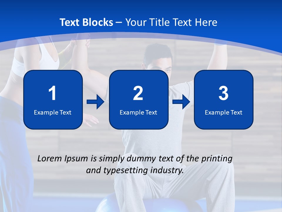 Strength Recreation Healthy PowerPoint Template