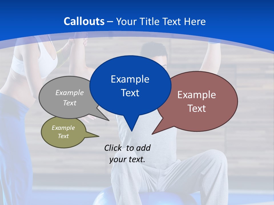 Strength Recreation Healthy PowerPoint Template