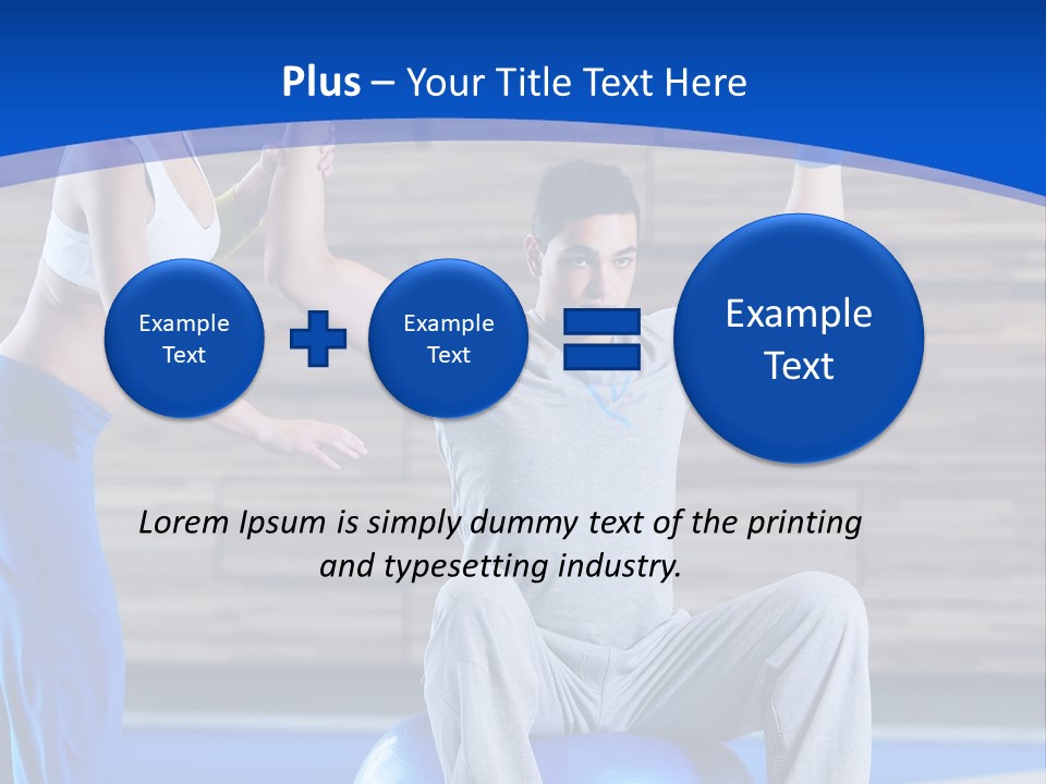 Strength Recreation Healthy PowerPoint Template