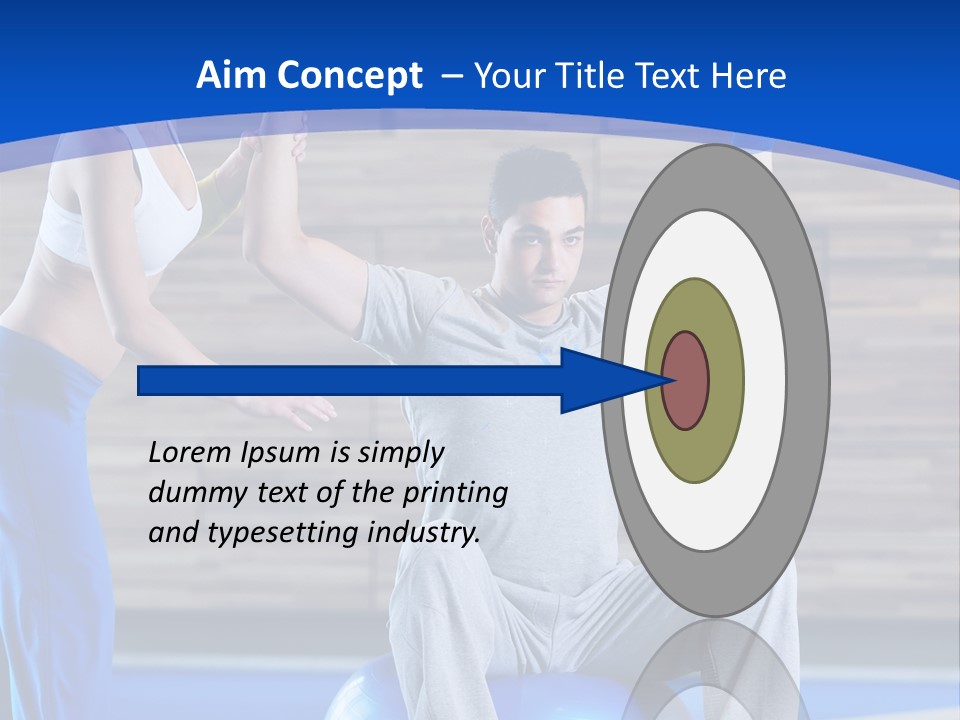 Strength Recreation Healthy PowerPoint Template