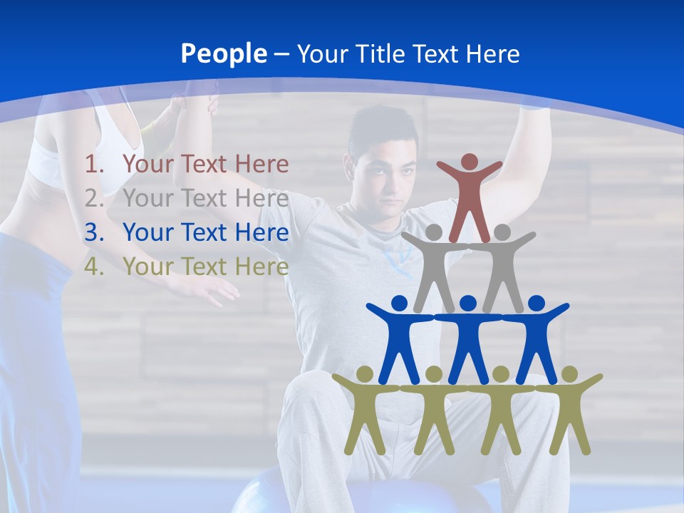 Strength Recreation Healthy PowerPoint Template