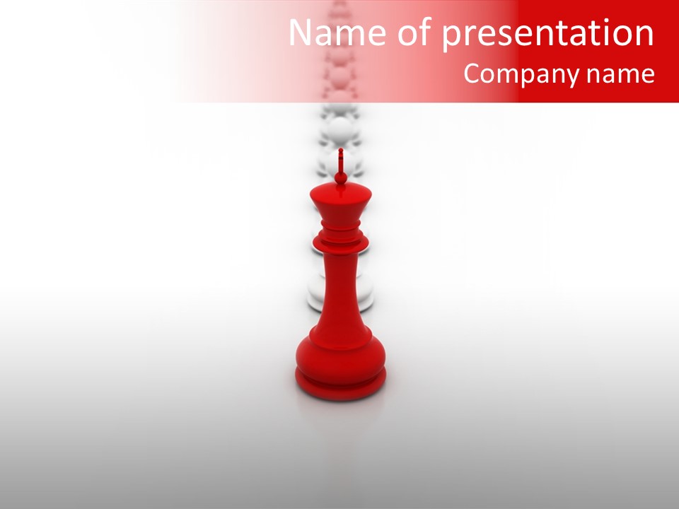 King Abstract Leadership PowerPoint Template