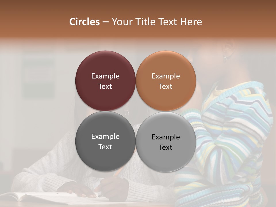 Student Girl Smile PowerPoint Template