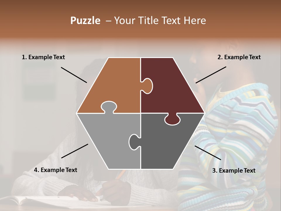 Student Girl Smile PowerPoint Template