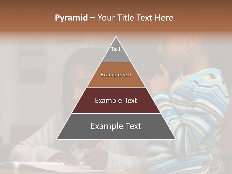 Student Girl Smile PowerPoint Template