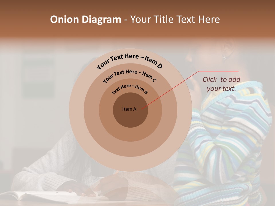 Student Girl Smile PowerPoint Template