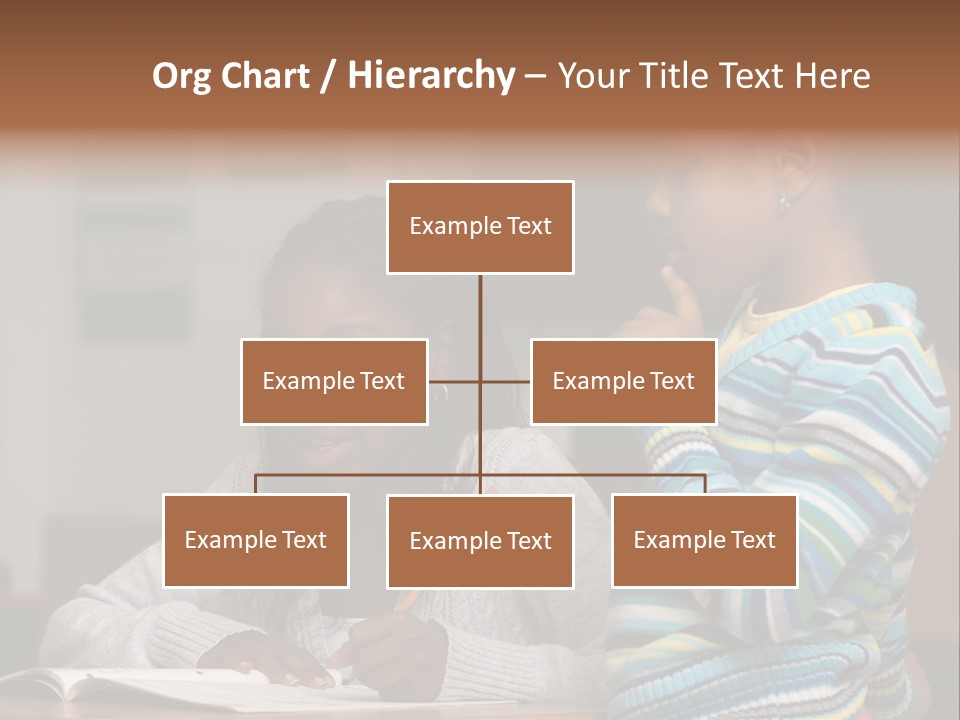 Student Girl Smile PowerPoint Template