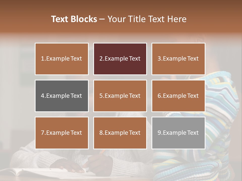 Student Girl Smile PowerPoint Template