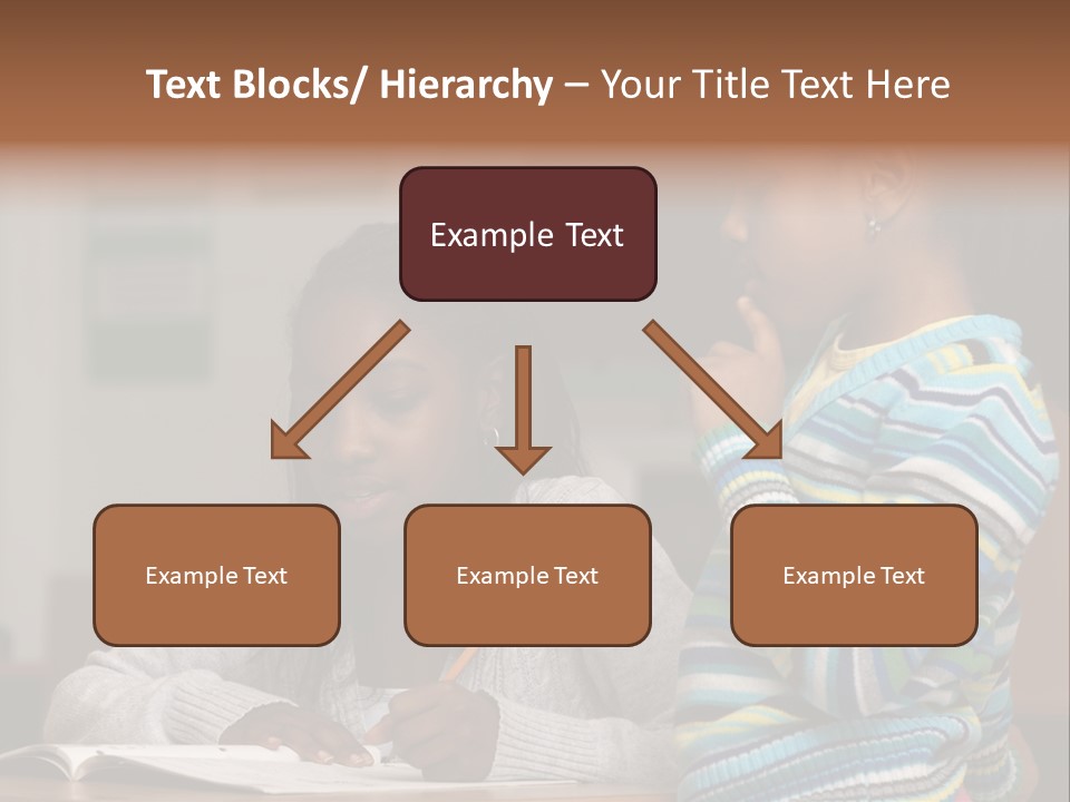 Student Girl Smile PowerPoint Template