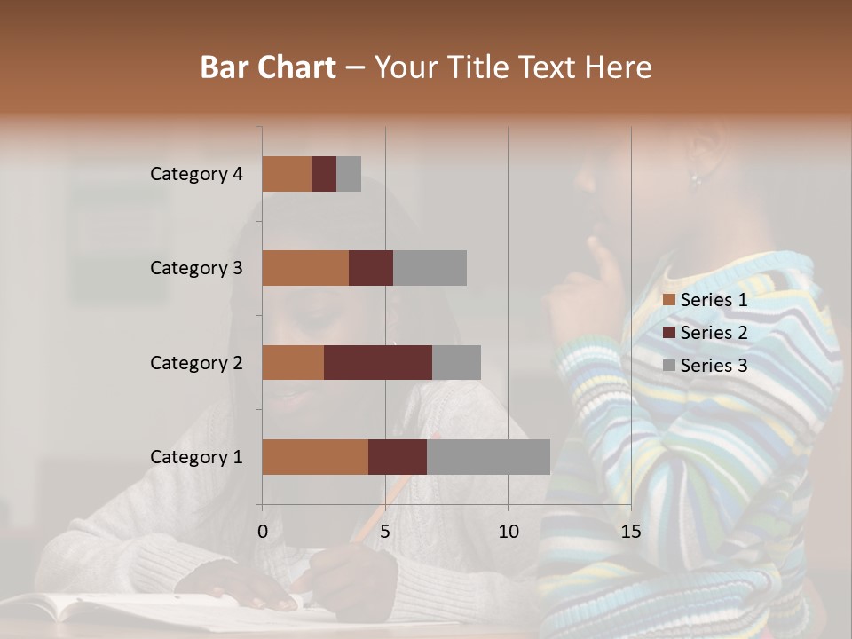 Student Girl Smile PowerPoint Template