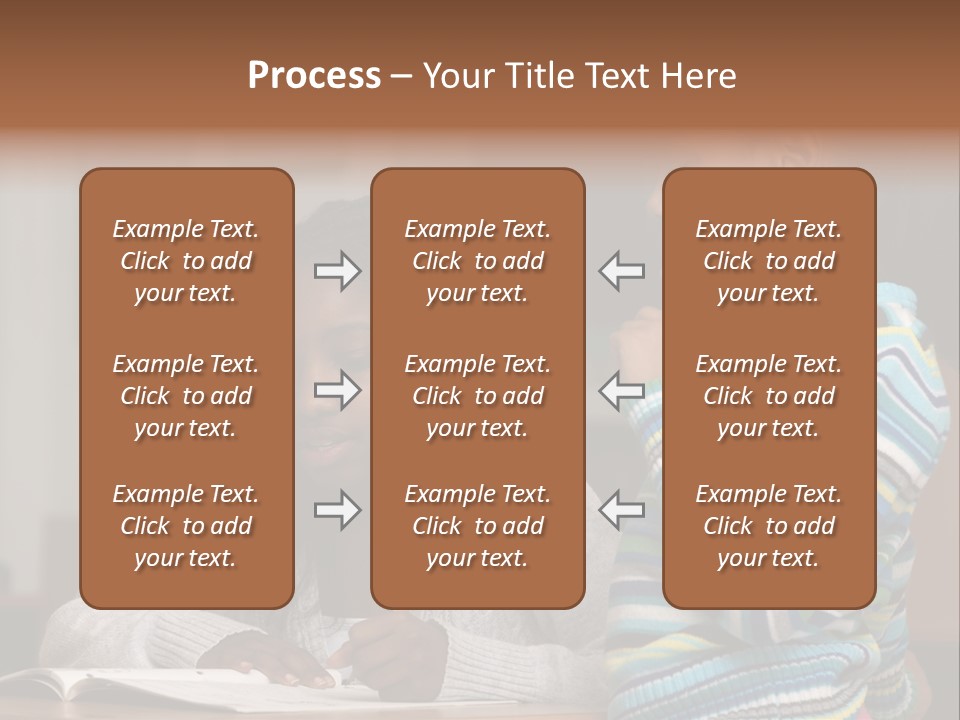 Student Girl Smile PowerPoint Template