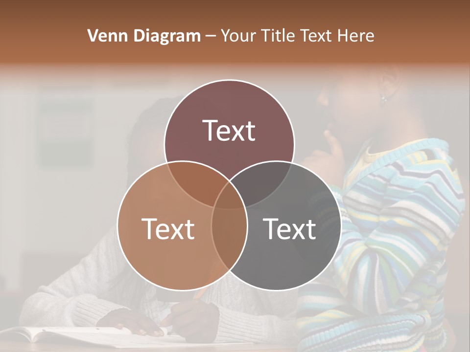 Student Girl Smile PowerPoint Template