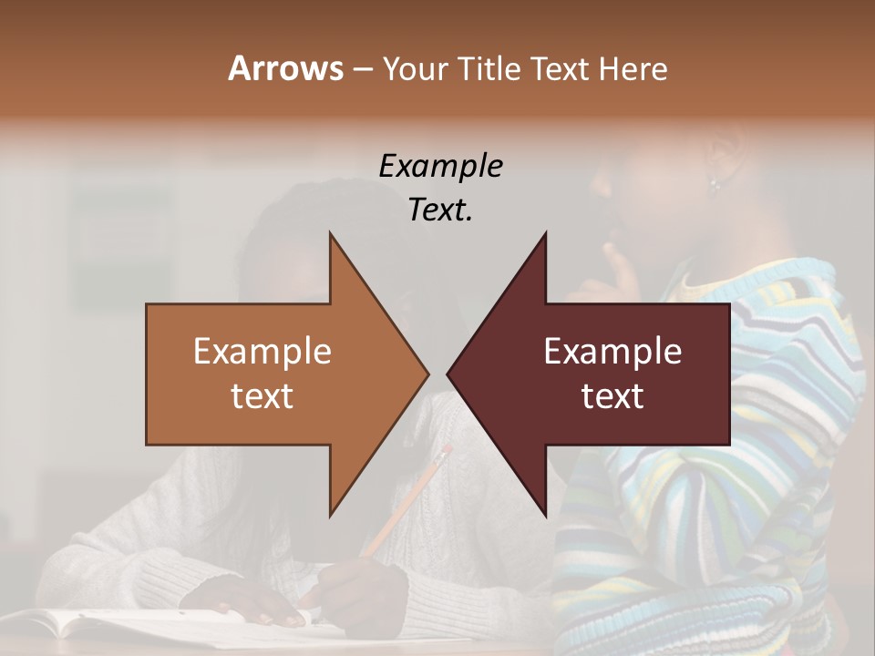 Student Girl Smile PowerPoint Template