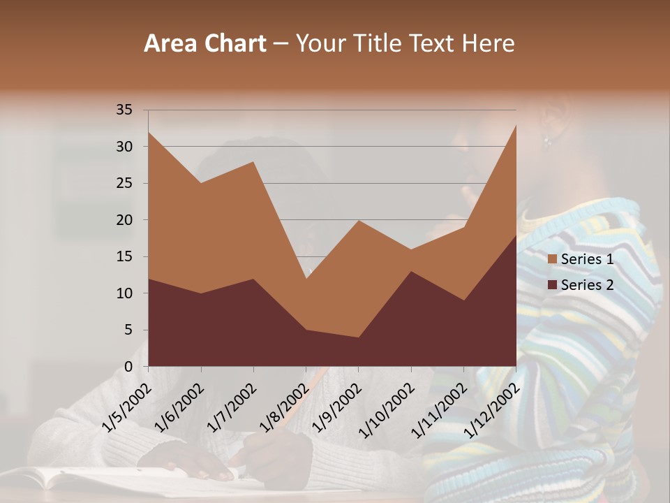 Student Girl Smile PowerPoint Template