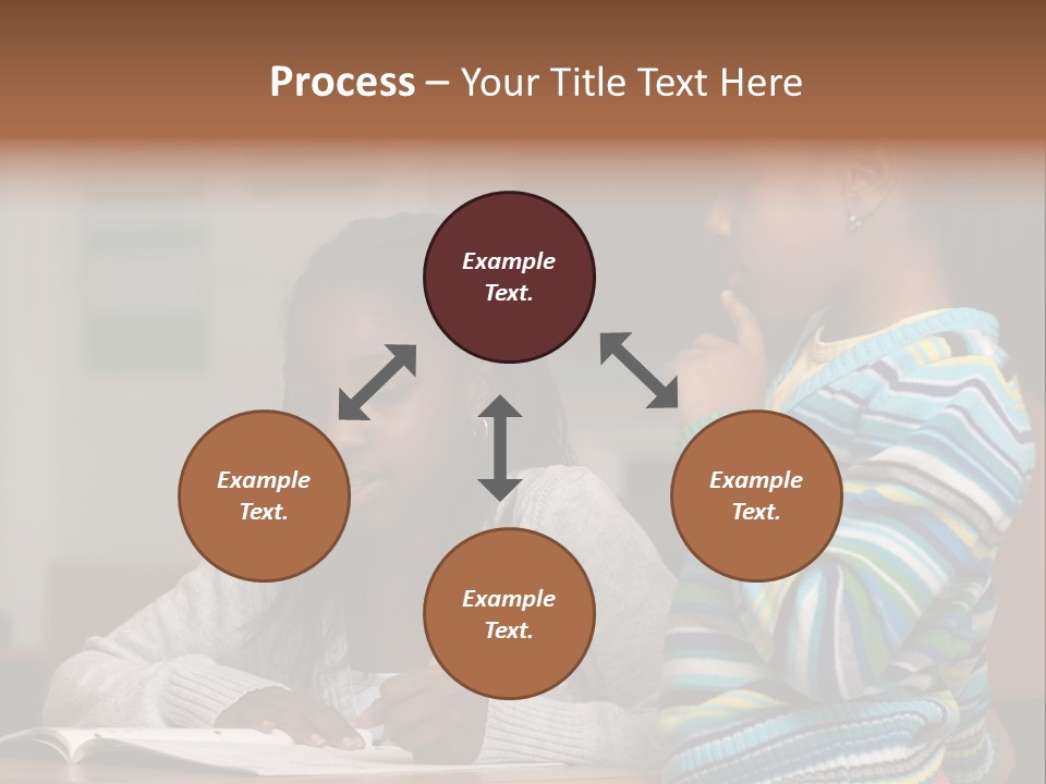 Student Girl Smile PowerPoint Template