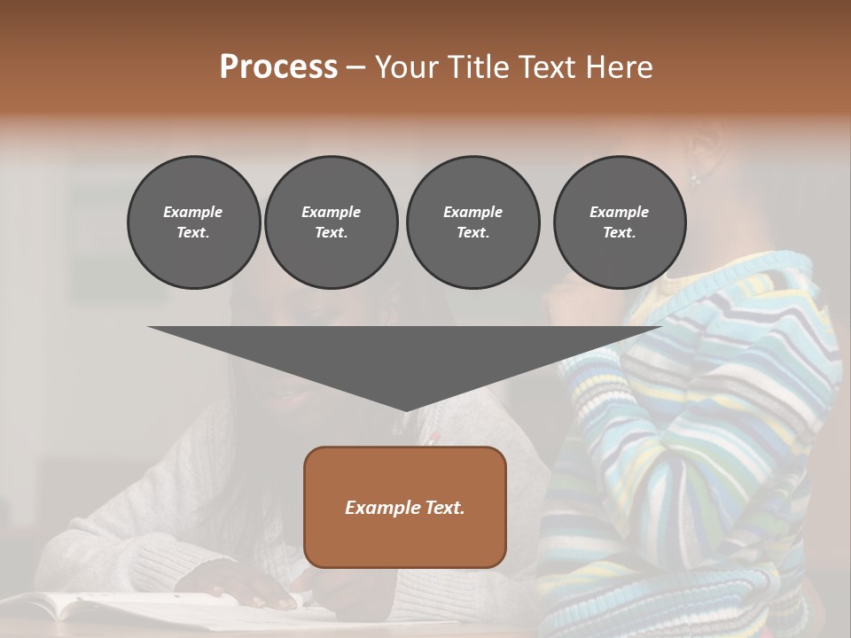 Student Girl Smile PowerPoint Template