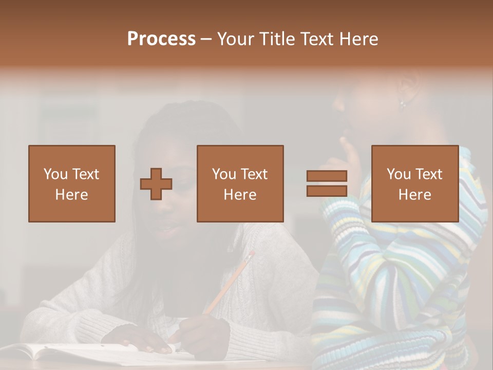 Student Girl Smile PowerPoint Template