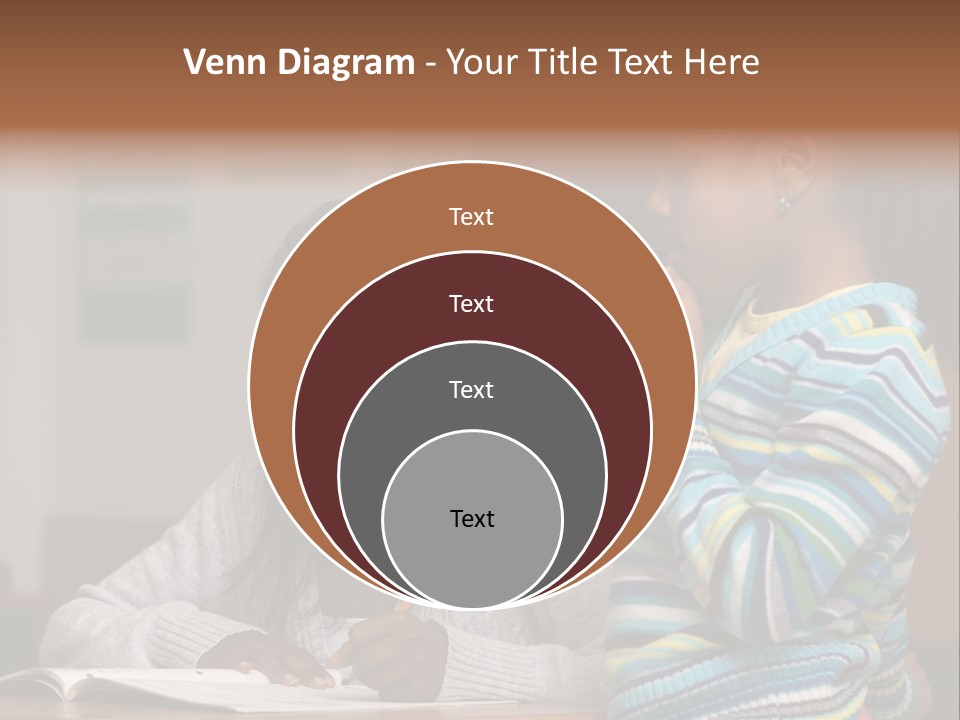 Student Girl Smile PowerPoint Template