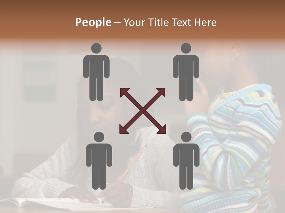 Student Girl Smile PowerPoint Template