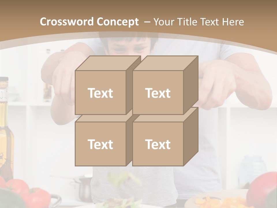 Female Standing Latin PowerPoint Template