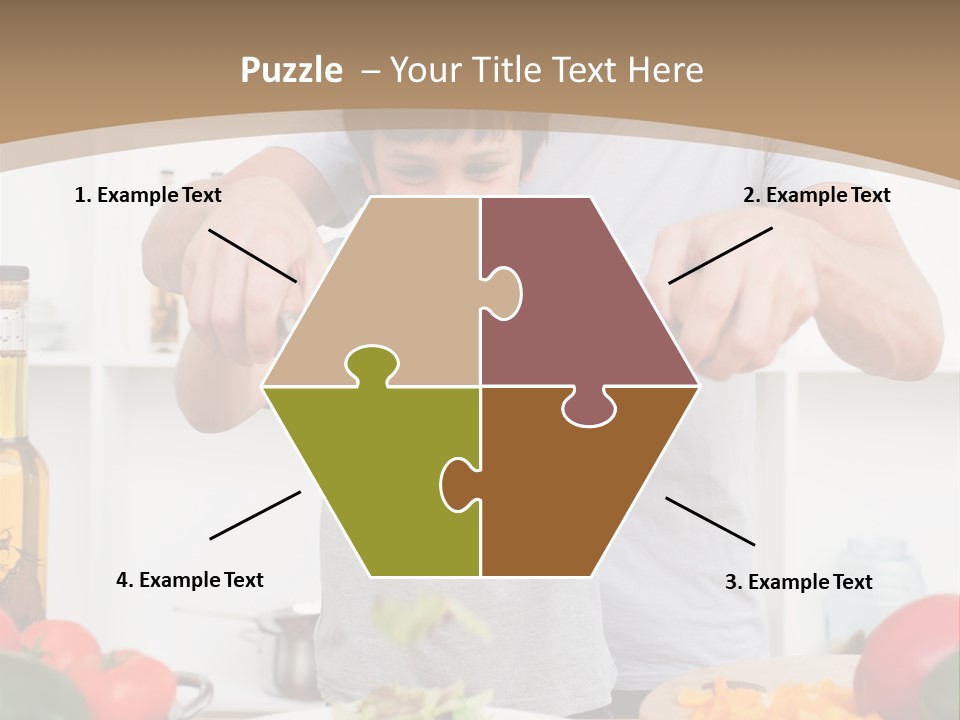 Female Standing Latin PowerPoint Template