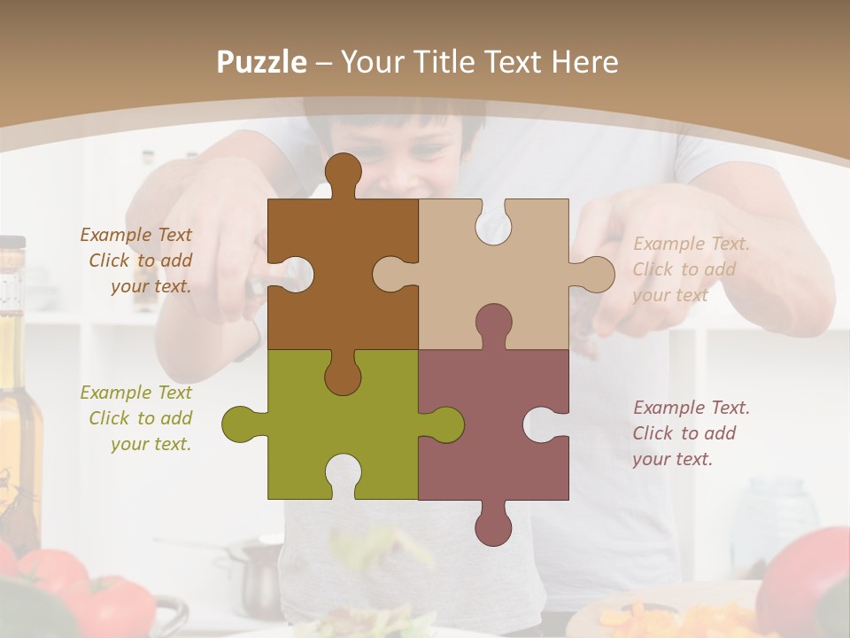 Female Standing Latin PowerPoint Template