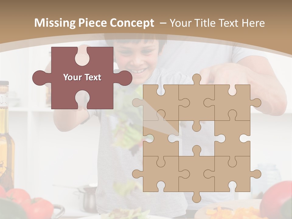 Female Standing Latin PowerPoint Template