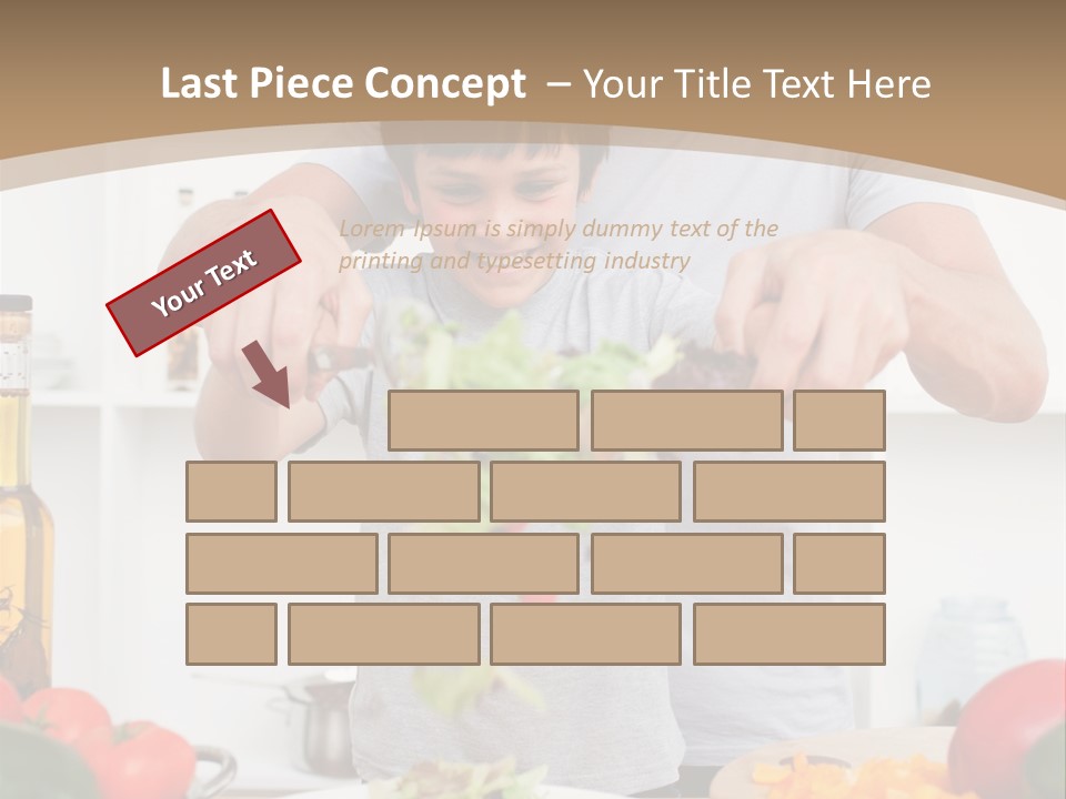 Female Standing Latin PowerPoint Template
