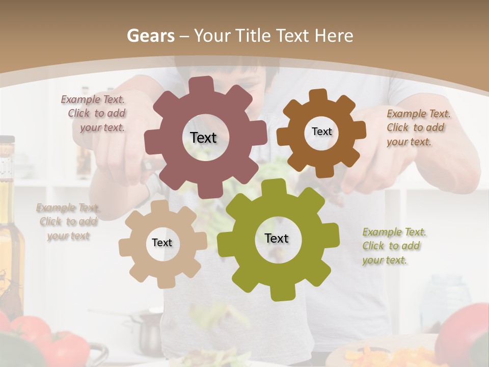 Female Standing Latin PowerPoint Template