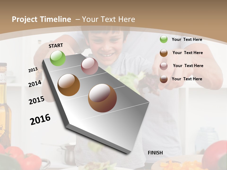 Female Standing Latin PowerPoint Template