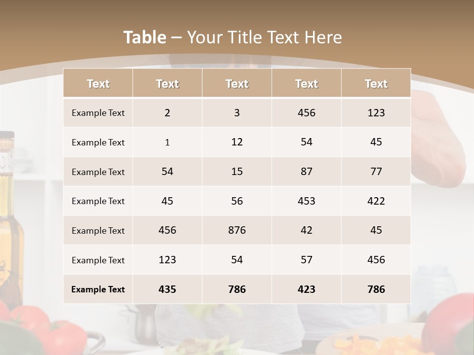 Female Standing Latin PowerPoint Template