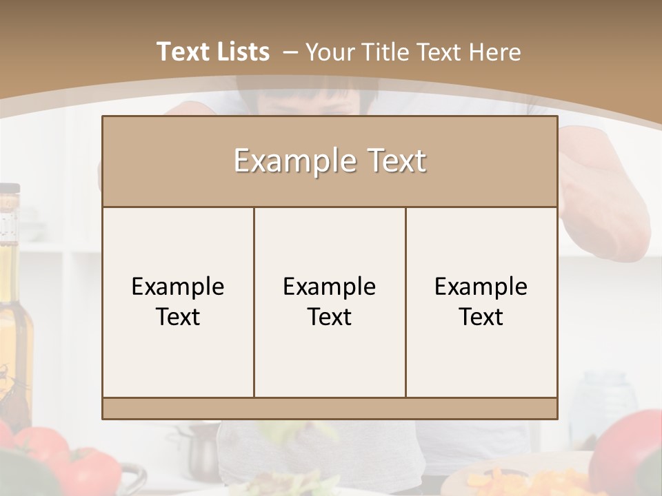 Female Standing Latin PowerPoint Template