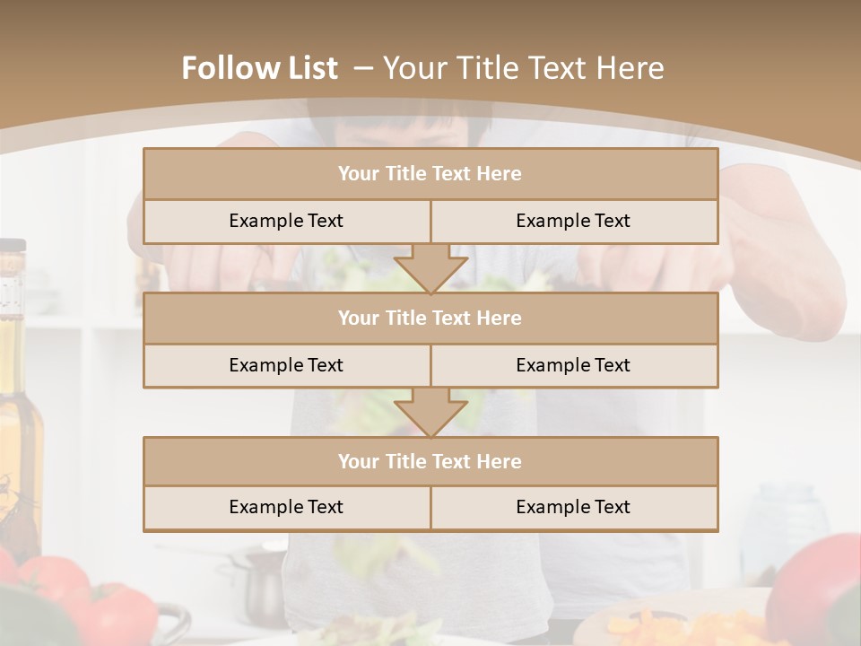 Female Standing Latin PowerPoint Template