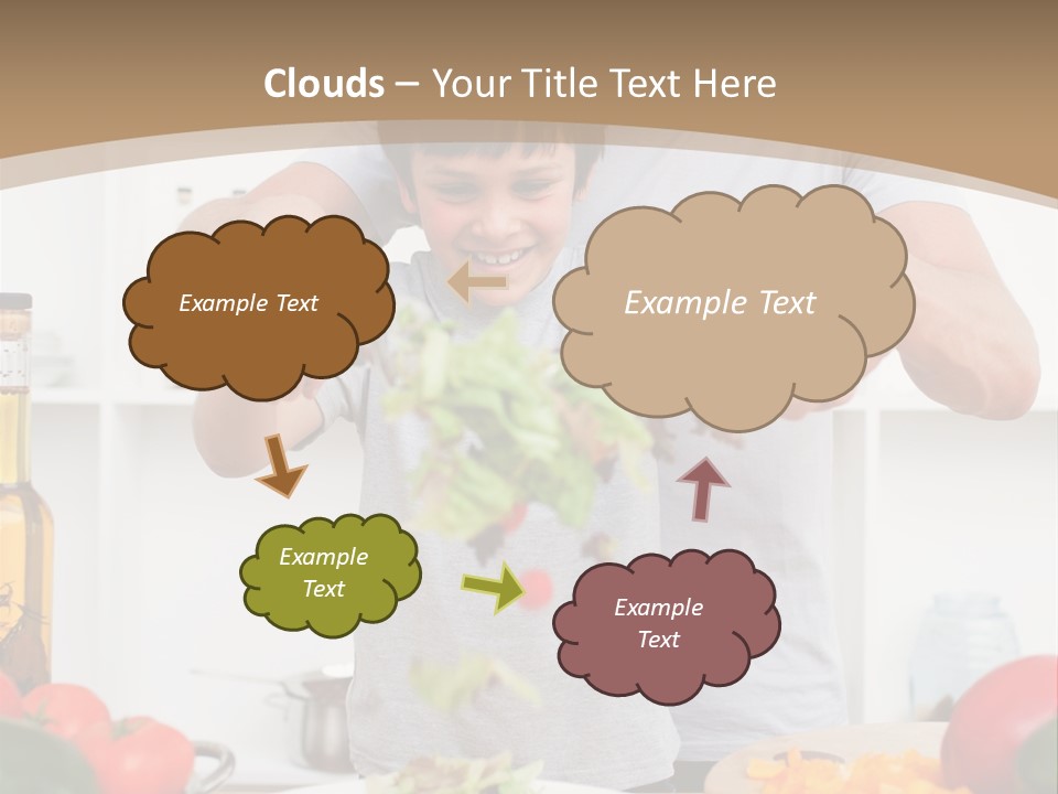 Female Standing Latin PowerPoint Template