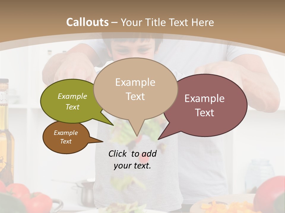 Female Standing Latin PowerPoint Template