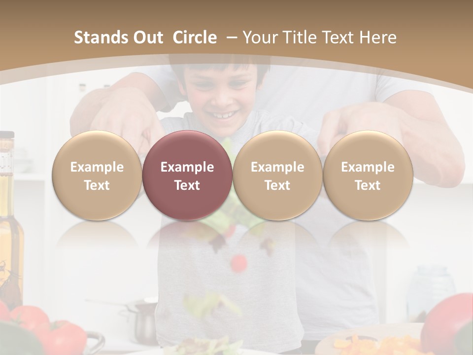 Female Standing Latin PowerPoint Template