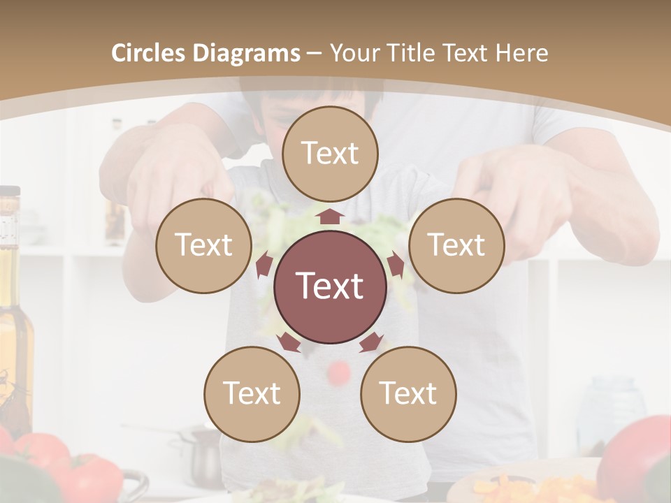 Female Standing Latin PowerPoint Template