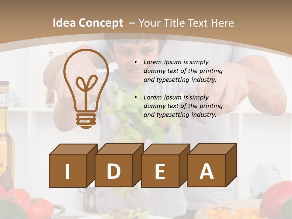 Female Standing Latin PowerPoint Template