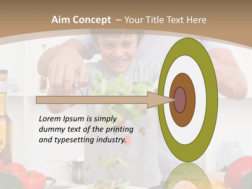 Female Standing Latin PowerPoint Template