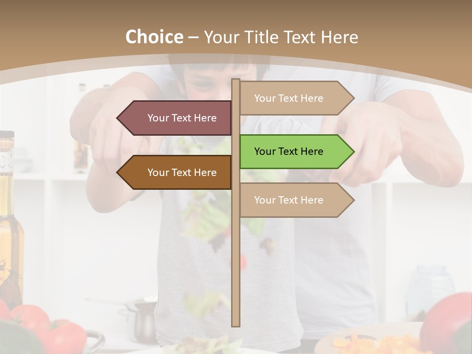 Female Standing Latin PowerPoint Template