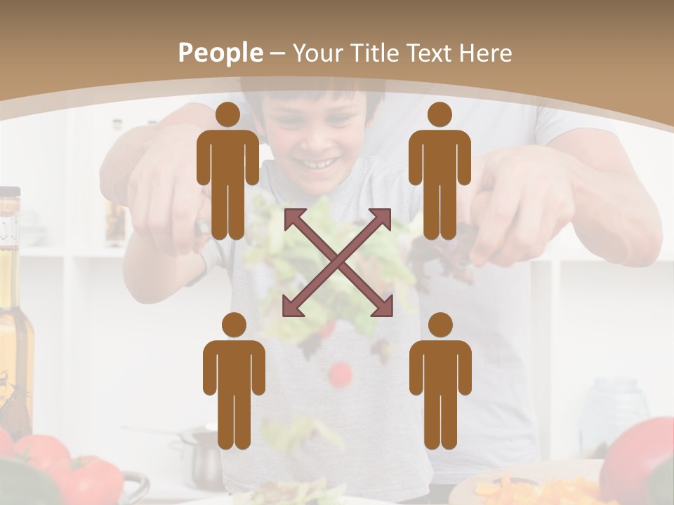 Female Standing Latin PowerPoint Template