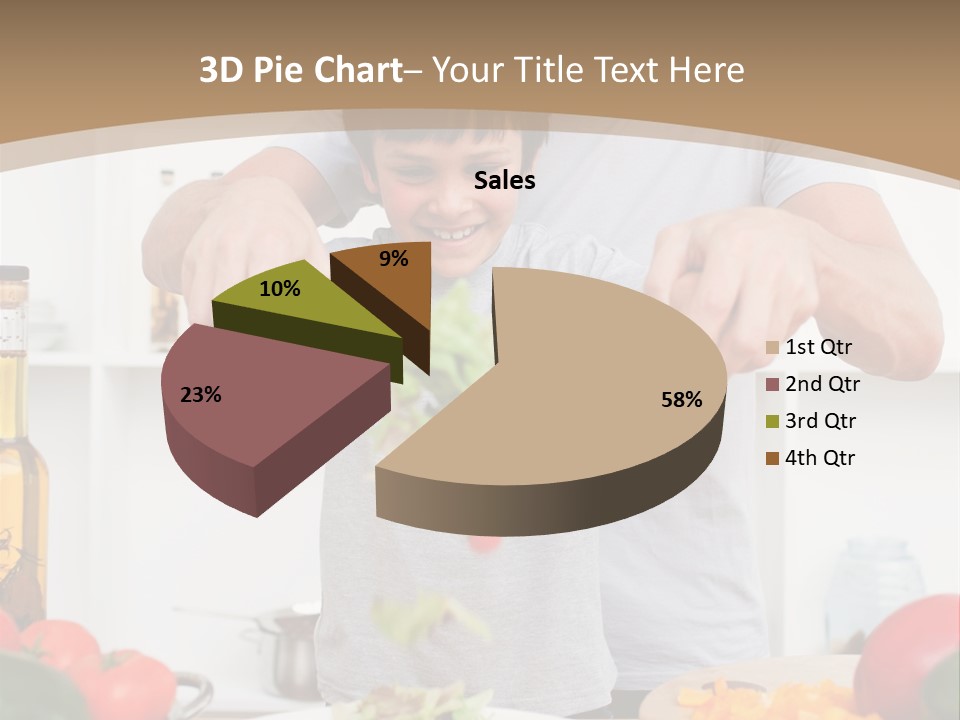 Female Standing Latin PowerPoint Template