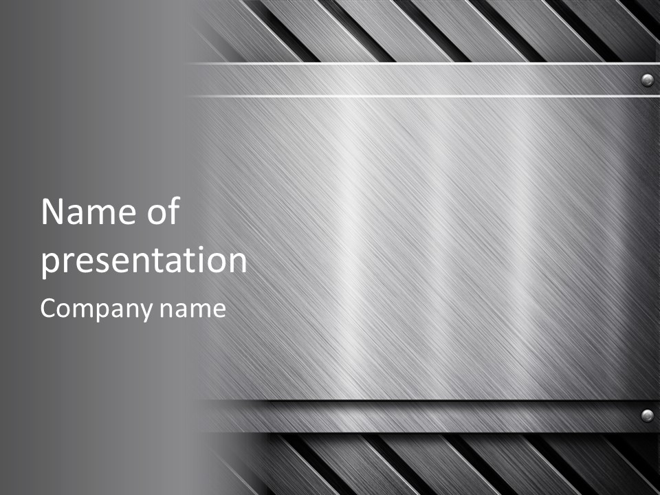 Bar Illustration Template PowerPoint Template