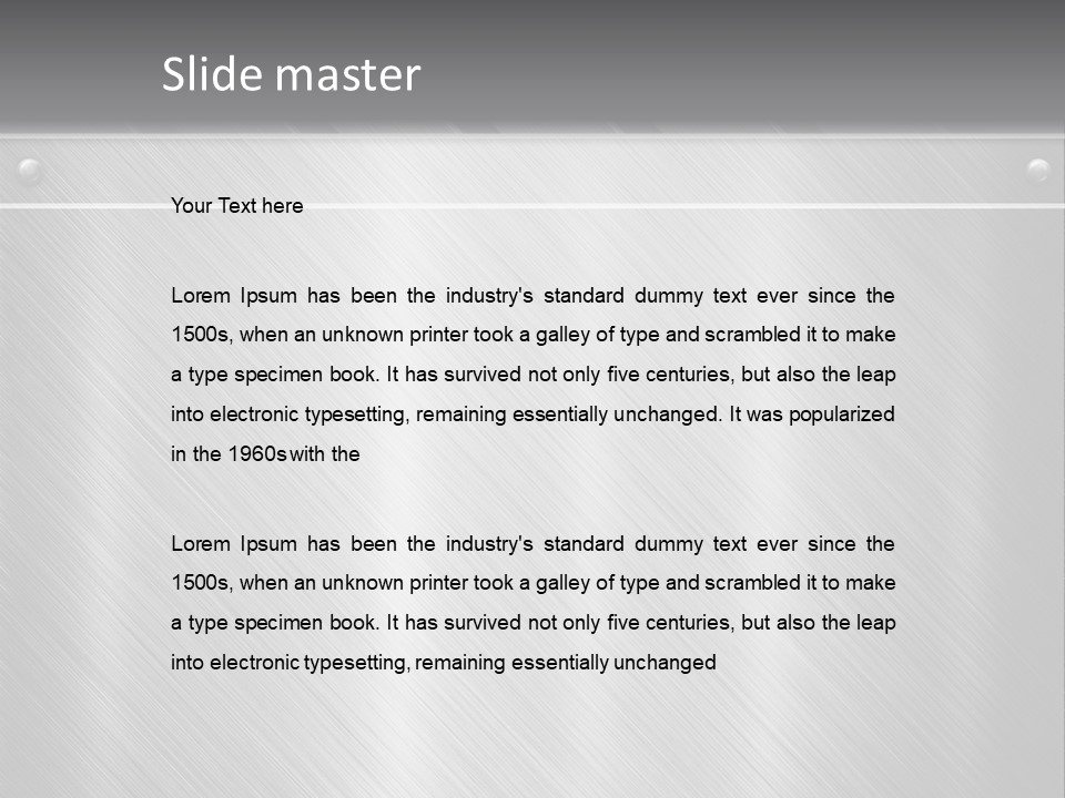 Bar Illustration Template PowerPoint Template